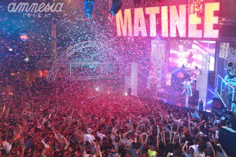 Matinée is back at Amnesia every Saturday!