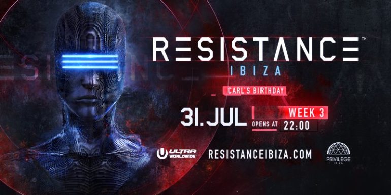 CARL COX TO CELEBRATE HIS BIRTHDAY AT RESISTANCE IBIZA