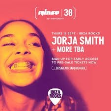 RINSE FM 30TH BIRTHDAY - JORJA SMITH